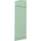 Ekena Millwork Americraft 5-Board (2 Batten) Wood Joined Board-n-Batten Shutters w/Ellipt Top, ARW101BE518X77SGH, PR ARW101BE518X77SGH - alternate 5
